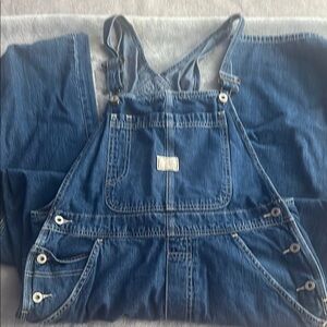 Old Navy Women's Blue Denim Vintage Overalls